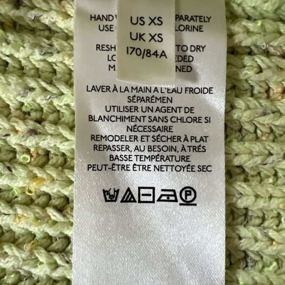 Free People XS Sweater Women's Chunky Knit Sassy Peach Oversized Cowl Neck - Picture 11 of 12